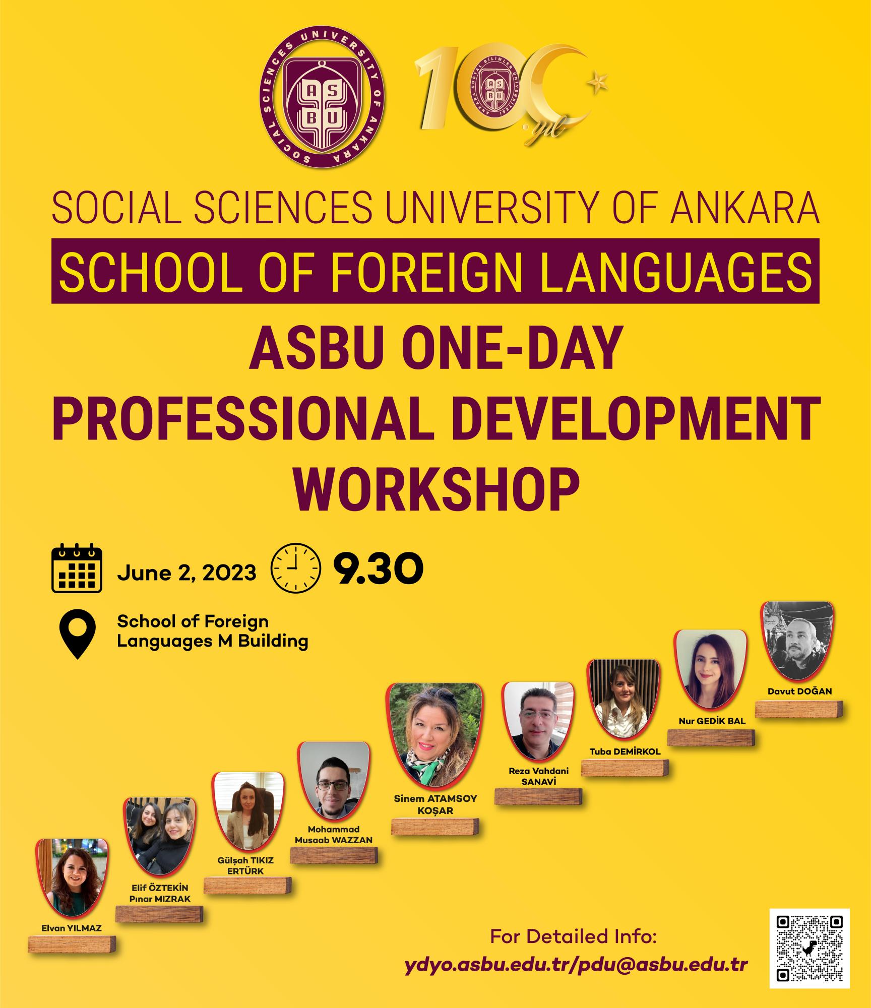 About The Professional Development Workshop Yabancı Diller Yüksek Okulu 5548